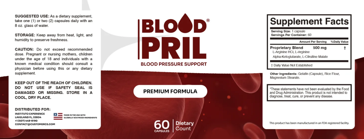 Ingredients Of BloodPril